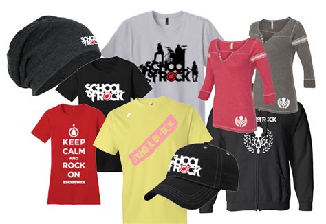 rock merchandise shop.